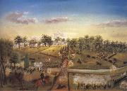 Attack at Seminary Ridge,Gettysburg, unknow artist